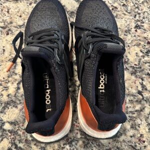 Adidas Ultra Boost Black and Orange Shoes